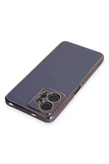 Newface Xiaomi Redmi Note 12 4G Kılıf Volet Silikon - Mavi resmi
