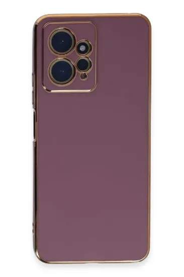 Newface Xiaomi Redmi Note 12 4G Kılıf Volet Silikon - Mor resmi