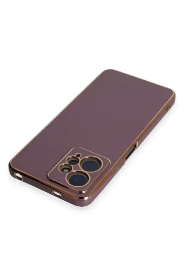 Newface Xiaomi Redmi Note 12 4G Kılıf Volet Silikon - Mor resmi