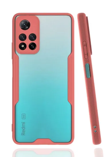Newface Xiaomi Redmi Note 11 Pro Plus 5G Kılıf Platin Silikon - Pembe resmi