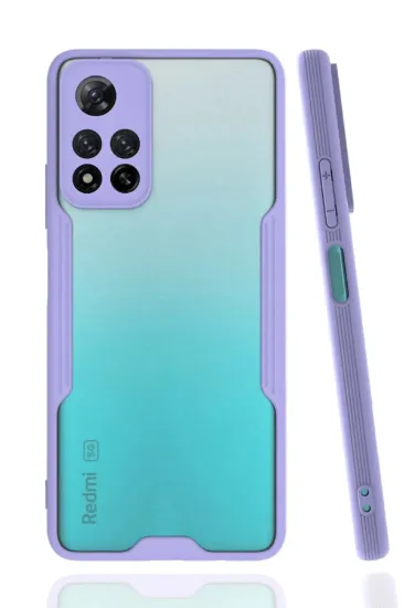 Newface Xiaomi Redmi Note 11 Pro Plus 5G Kılıf Platin Silikon - Lila resmi