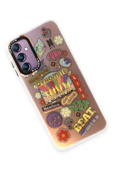 Newface Samsung Galaxy A24 4G Kılıf Estoril Desenli Kapak - Estoril - 14 resmi
