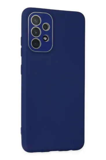 Newface Samsung Galaxy A33 5G Kılıf Lansman Glass Kapak - Sky Blue resmi