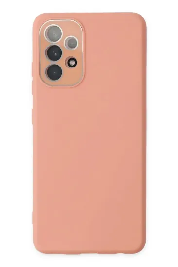 Newface Samsung Galaxy A53 5G Kılıf Lansman Glass Kapak - Pembe resmi