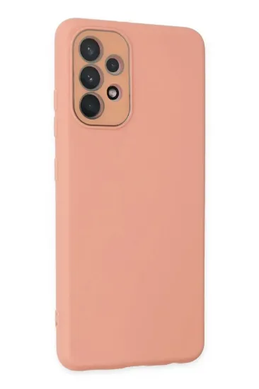 Newface Samsung Galaxy A53 5G Kılıf Lansman Glass Kapak - Pembe resmi