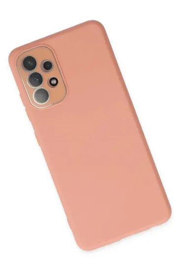 Newface Samsung Galaxy A53 5G Kılıf Lansman Glass Kapak - Pembe resmi