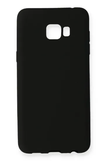 Newface Samsung Galaxy C7 Pro Kılıf First Silikon - Siyah resmi