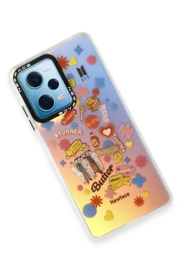 Newface Xiaomi Poco X5 5G Kılıf Estoril Desenli Kapak - Estoril - 16 resmi
