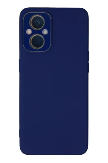 Newface Oppo Reno 7 Lite Kılıf Lansman Glass Kapak - Sky Blue resmi