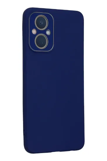Newface Oppo Reno 7 Lite Kılıf Lansman Glass Kapak - Sky Blue resmi