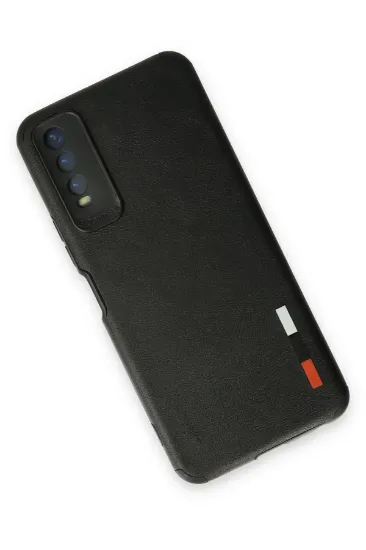 Newface Vivo Y11S Kılıf Loop Deri Silikon - Siyah resmi