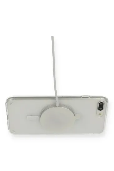 Newface iPhone 8 Plus Kılıf Magneticsafe Şeffaf Silikon - Şeffaf resmi