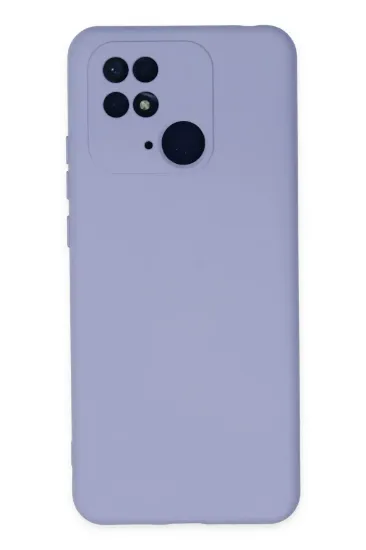 Newface Xiaomi Redmi 10C Kılıf Nano içi Kadife Silikon - Lila resmi