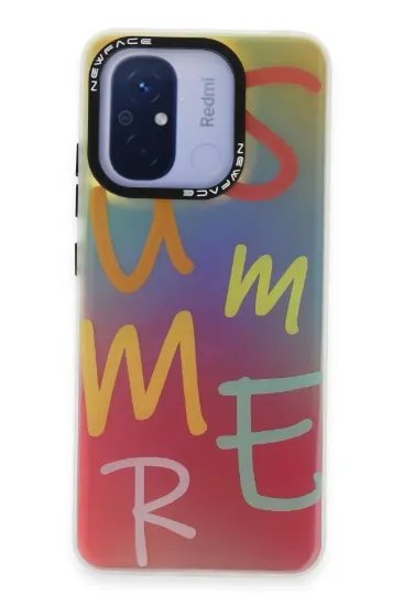Newface Xiaomi Redmi 12C Kılıf Estoril Desenli Kapak - Estoril - 3 resmi