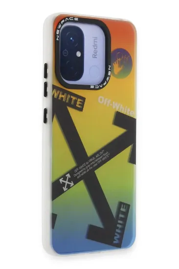 Newface Xiaomi Redmi 12C Kılıf Estoril Desenli Kapak - Estoril - 5 resmi