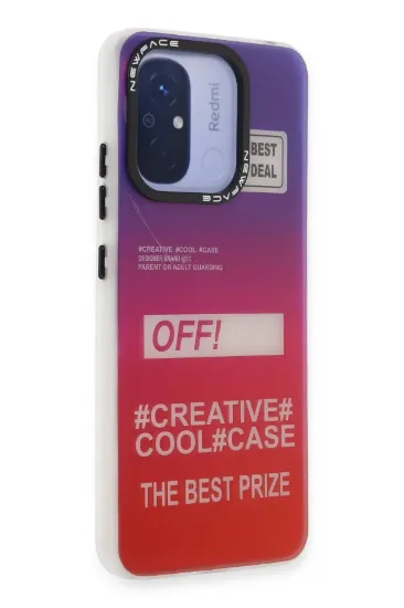 Newface Xiaomi Redmi 12C Kılıf Estoril Desenli Kapak - Estoril - 9 resmi