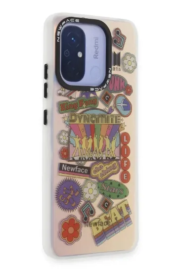 Newface Xiaomi Redmi 12C Kılıf Estoril Desenli Kapak - Estoril - 14 resmi