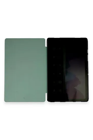 Newface Samsung Galaxy T220 Tab A7 Lite 8.7 Kılıf Tablet Smart Kılıf - Koyu Yeşil resmi