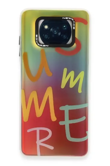Newface Xiaomi Pocophone X3 Kılıf Estoril Desenli Kapak - Estoril - 3 resmi