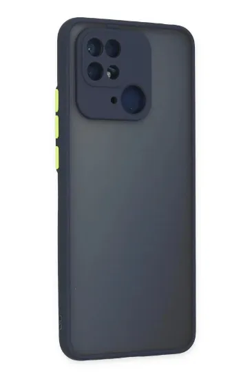 Newface Xiaomi Redmi 10C Kılıf Montreal Silikon Kapak - Lacivert resmi