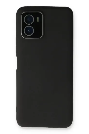Newface Vivo Y15S Kılıf Lansman Glass Kapak - Siyah resmi