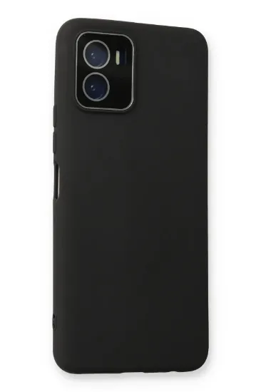 Newface Vivo Y15S Kılıf Lansman Glass Kapak - Siyah resmi