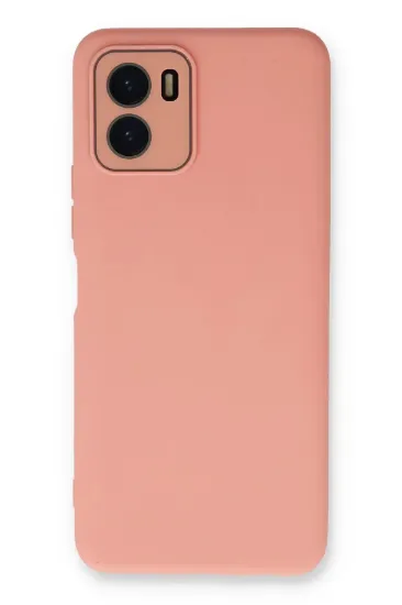 Newface Vivo Y15S Kılıf Lansman Glass Kapak - Pembe resmi