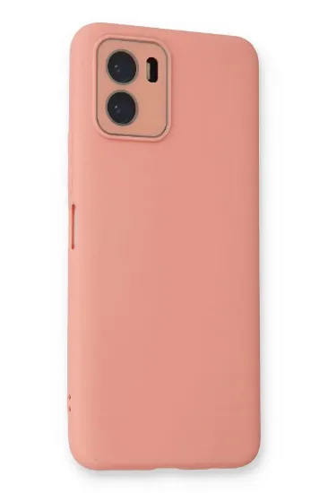 Newface Vivo Y15S Kılıf Lansman Glass Kapak - Pembe resmi