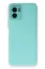 Newface Vivo Y15S Kılıf Lansman Glass Kapak - Turkuaz resmi