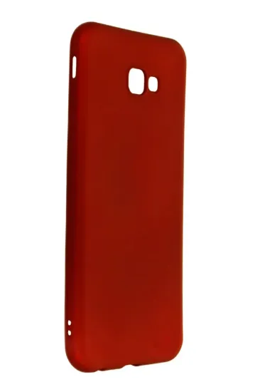 Newface Samsung Galaxy J4 Plus Kılıf First Silikon - Bordo resmi