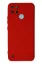 Newface Realme C25Y Kılıf Nano içi Kadife Silikon - Kırmızı resmi