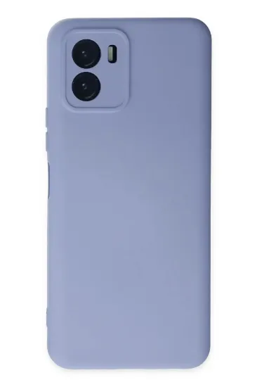 Newface Vivo Y15S Kılıf Nano içi Kadife Silikon - Lila resmi