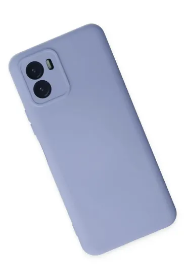 Newface Vivo Y15S Kılıf Nano içi Kadife Silikon - Lila resmi