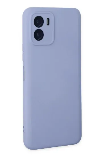 Newface Vivo Y15S Kılıf Nano içi Kadife Silikon - Lila resmi