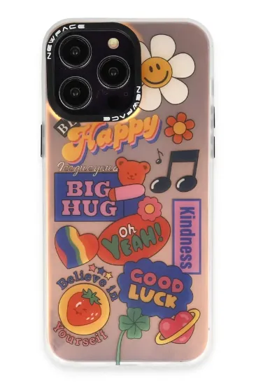 Newface iPhone 14 Pro Max Kılıf Estoril Desenli Kapak - Estoril - 15 resmi
