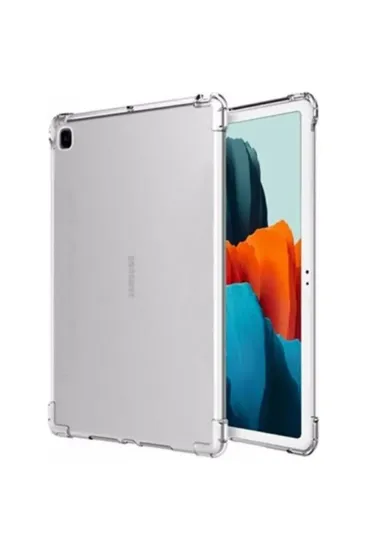 Newface Samsung Galaxy P610 Tab S6 Lite 10.4 Kılıf Anti Şeffaf Tablet Silikon - Şeffaf resmi