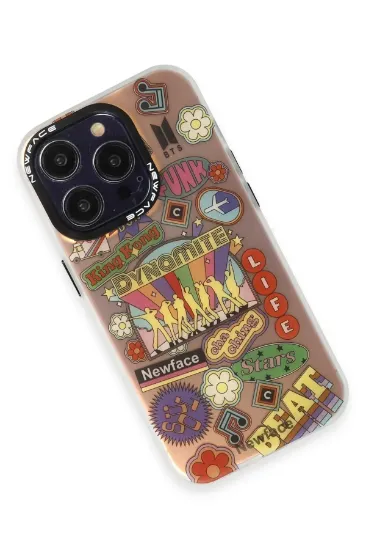 Newface iPhone 14 Pro Max Kılıf Estoril Desenli Kapak - Estoril - 14 resmi