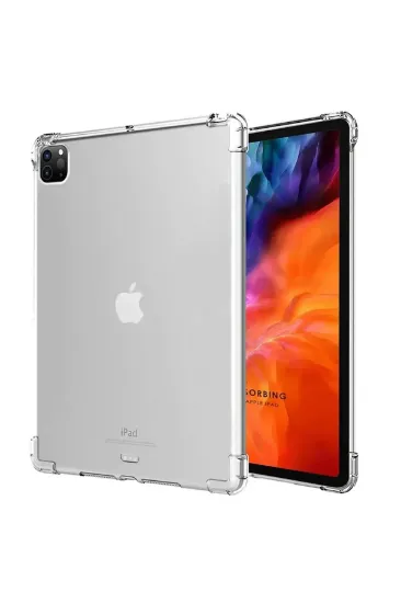 Newface iPad Pro 11 (2018) Kılıf Anti Şeffaf Tablet Silikon - Şeffaf resmi
