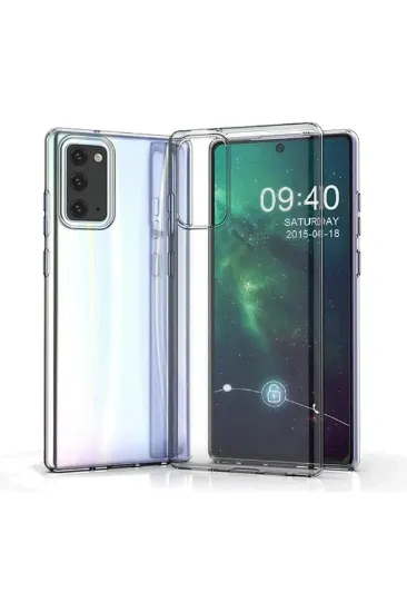 Newface Tecno Camon 18 Kılıf Lüx Şeffaf Silikon resmi