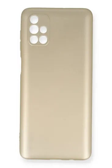 Newface Samsung Galaxy M51 Kılıf First Silikon - Gold resmi