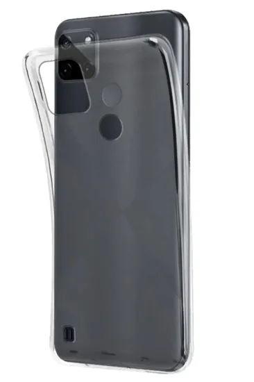 Newface Realme C25Y Kılıf Lüx Şeffaf Silikon resmi