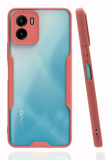 Newface Vivo Y15S Kılıf Platin Silikon - Pembe resmi