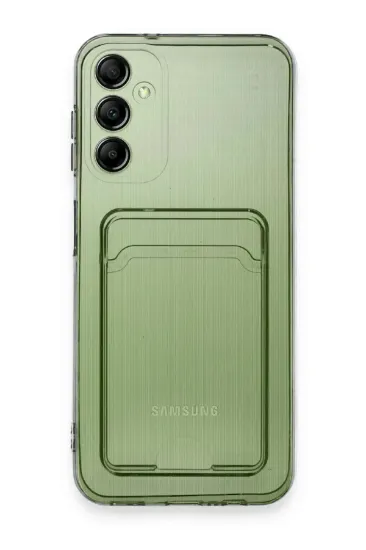 Newface Samsung Galaxy A14 4G Kılıf Kart Şeffaf Silikon - Şeffaf resmi
