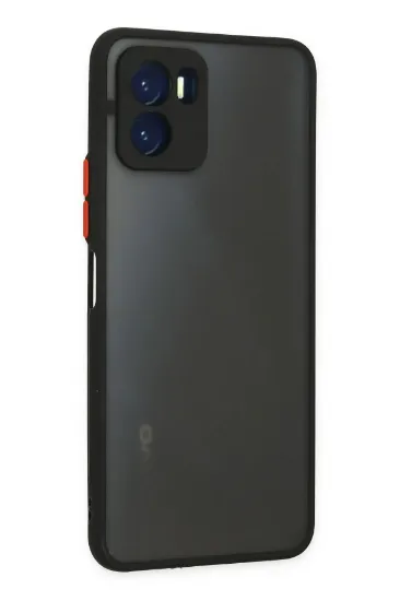 Newface Vivo Y15S Kılıf Montreal Silikon Kapak - Siyah resmi