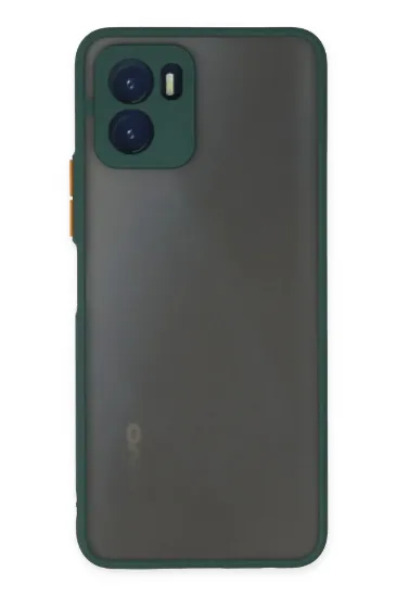 Newface Vivo Y15S Kılıf Montreal Silikon Kapak - Yeşil resmi