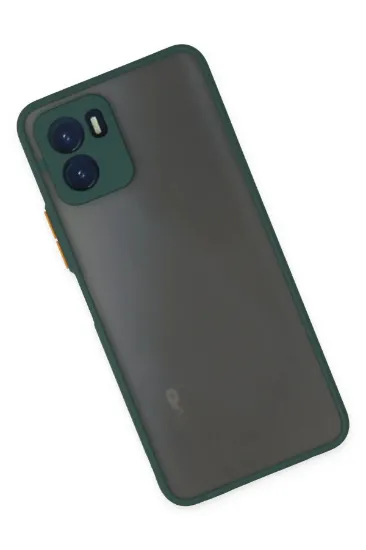 Newface Vivo Y15S Kılıf Montreal Silikon Kapak - Yeşil resmi