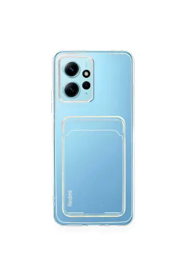 Newface Xiaomi Redmi Note 12 4G Kılıf Kart Şeffaf Silikon - Şeffaf resmi