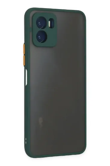 Newface Vivo Y15S Kılıf Montreal Silikon Kapak - Yeşil resmi