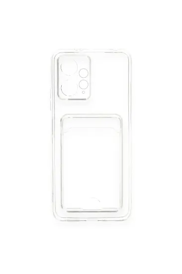 Newface Xiaomi Redmi Note 12 4G Kılıf Kart Şeffaf Silikon - Şeffaf resmi