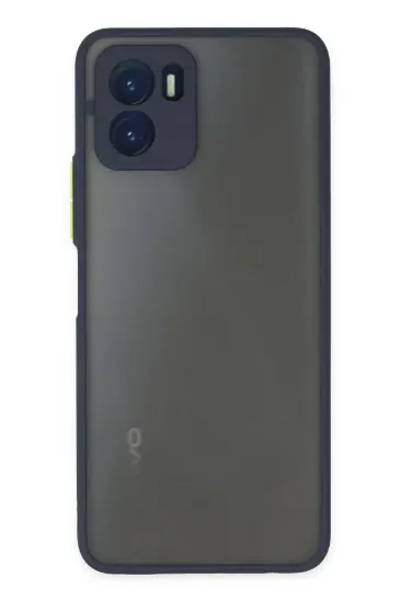 Newface Vivo Y15S Kılıf Montreal Silikon Kapak - Lacivert resmi